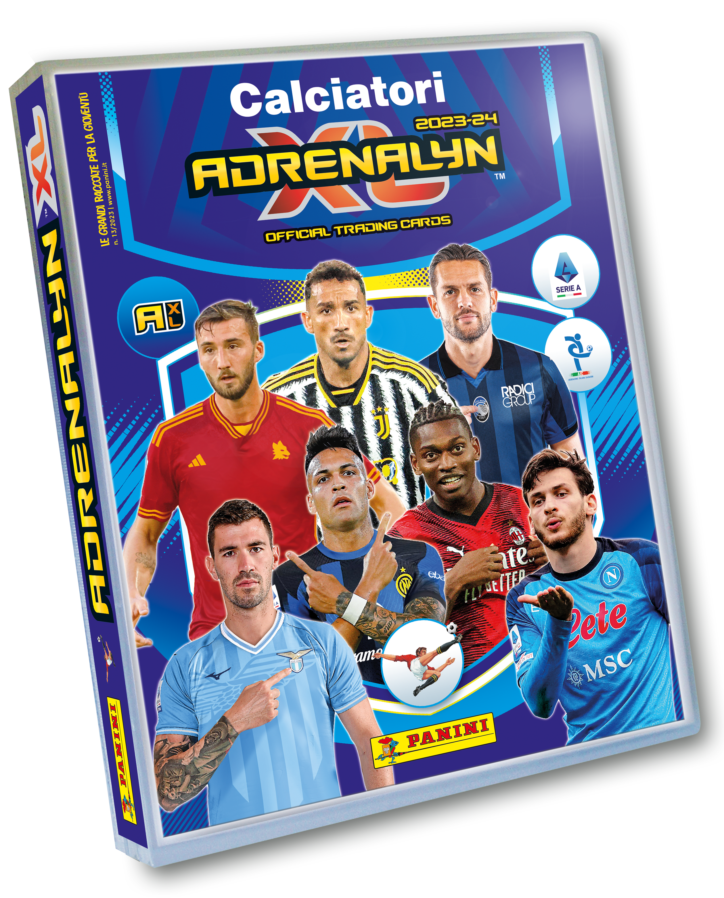 ADRENALYN XL CALCIATORI PANINI 2023-24 2024 ROMA PACK - 8 CARD SPECIALI